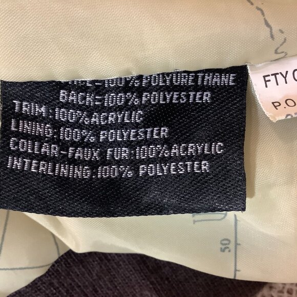 ** Infant 24 Mo Faux Leather Biker Jacket Black Removable Sherpa Collar Zip - Picture 10 of 11